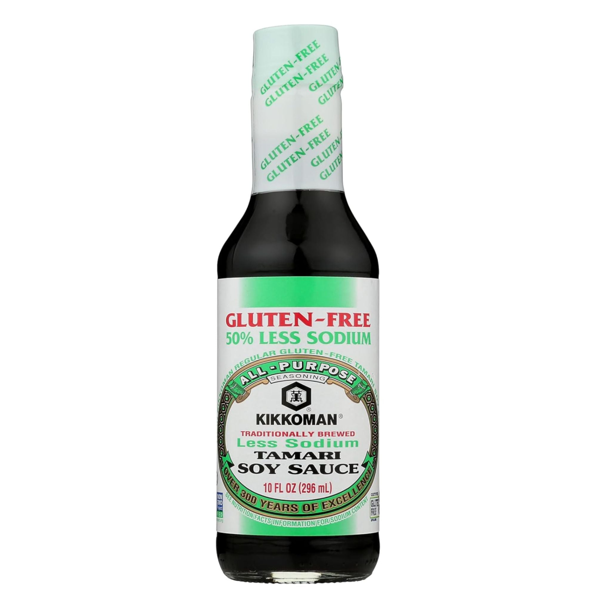 Kikkoman Gluten Free Tamari Sauce 50% less sodium 10oz