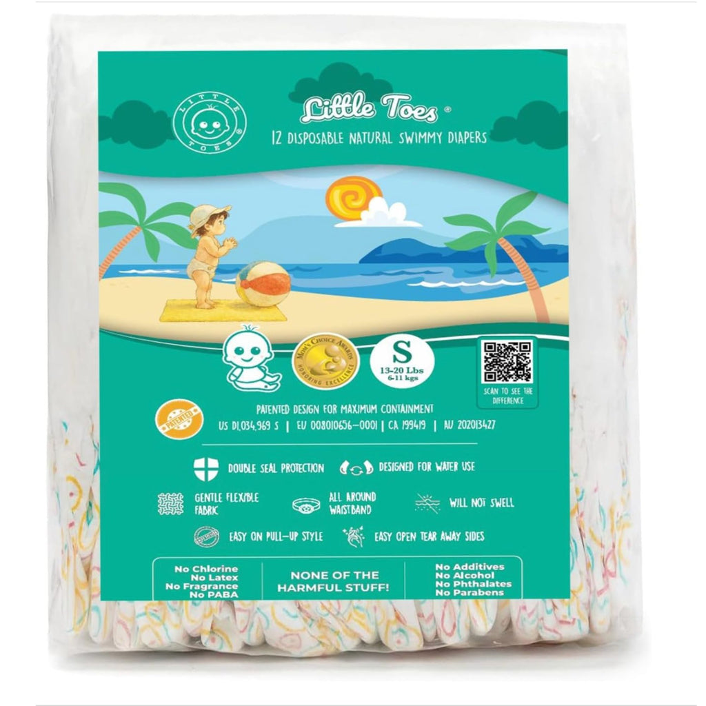 Little Toes Premium Natural Disposable Swim Diapers